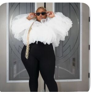 White chiffon blouse